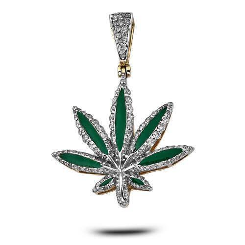 10KY 1.15CTW DIAMOND HERBAL MEDICINE PENDANT - Johnny Dang & Co