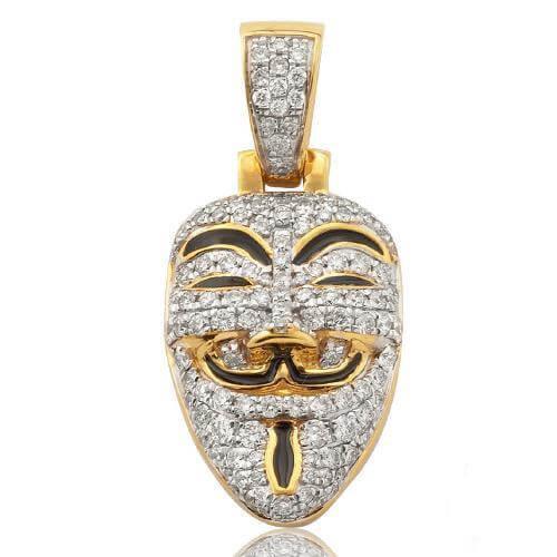 10KY 1.00CTW DIAMOND ANONYMOUS MASK - Johnny Dang & Co