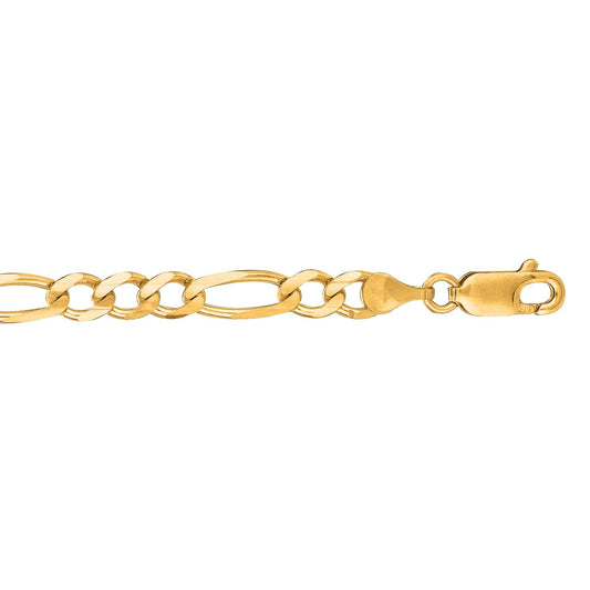 14K Gold 4.5mm Figaro Chain - Johnny Dang & Co