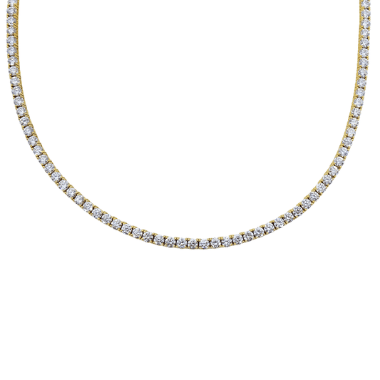 3.8mm Yellow Tennis Chain - Johnny Dang & Co