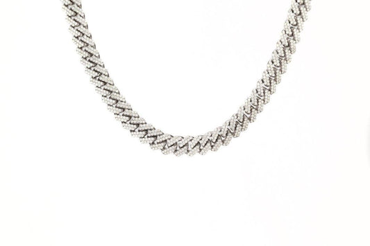 12.5mm White Gold Cuban - Johnny Dang & Co