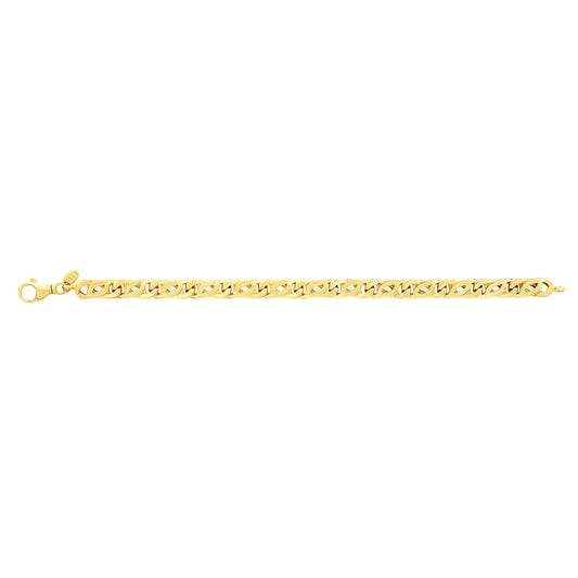 14K Gold Tiger Eye Link - Johnny Dang & Co