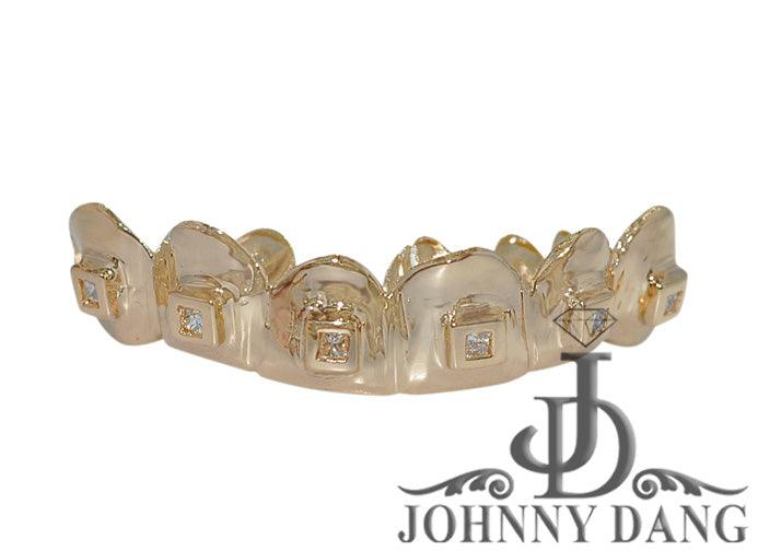 JDTK-S2530044 6 Solid With 6 Princess cut Diamonds - Johnny Dang & Co
