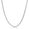 Sterling Silver Spiga Chain - Rhodium Plated - Johnny Dang & Co