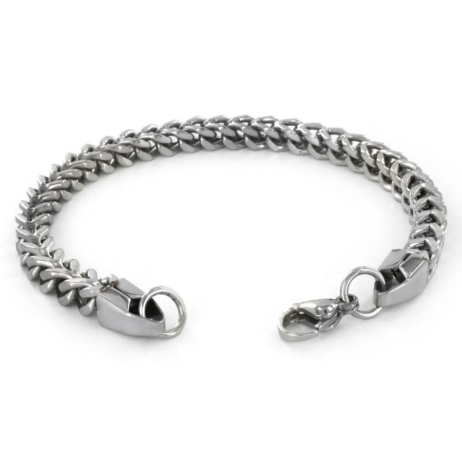 Stainless Steel Franco Chain Bracelet - Johnny Dang & Co