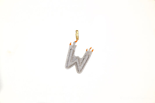 SI Custom Letter Type 10 Pendant - Johnny Dang & Co