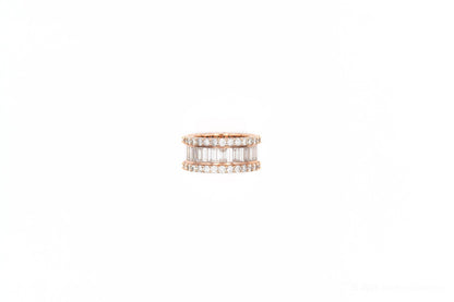 Rose Gold Royal Baguette Ring - Johnny Dang & Co