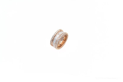 Rose Gold Royal Baguette Ring - Johnny Dang & Co