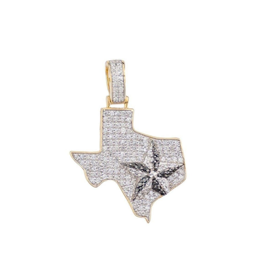 Texas Lone Star Diamond Pendant - Johnny Dang & Co