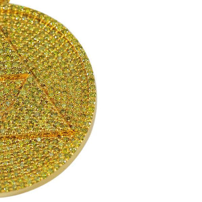 CJ3722 - Custom Diamond Trillion Triangle Triforce Pendant - Johnny Dang & Co