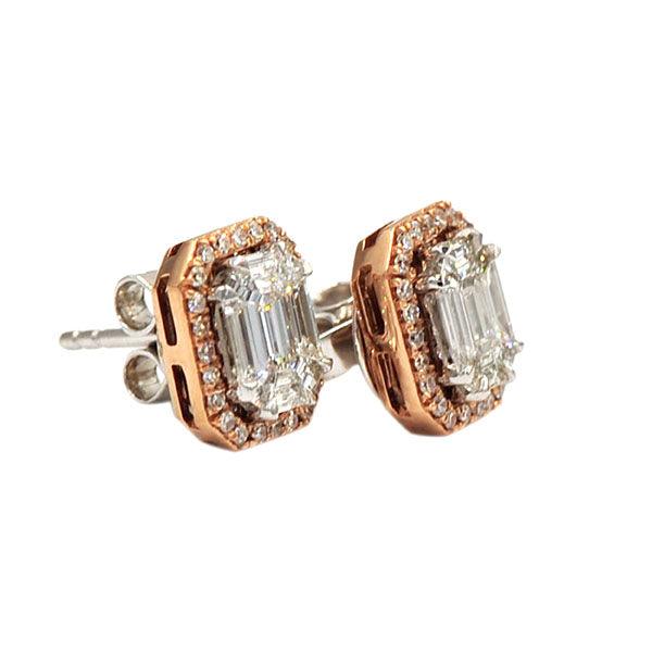 VDER96i - Diamond Emerald Earrings - Johnny Dang & Co