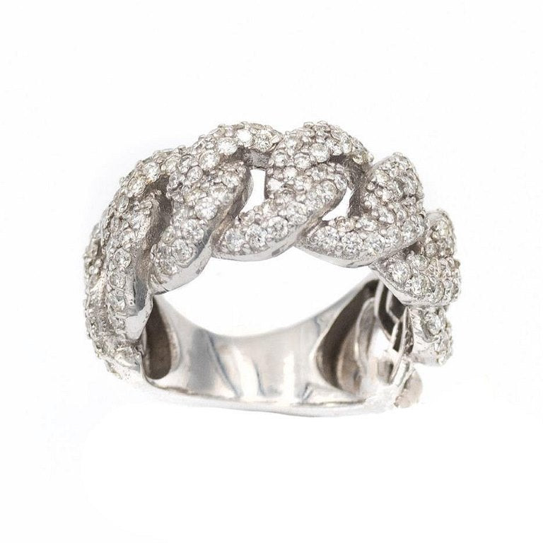 Diamond Cuban Link Ring