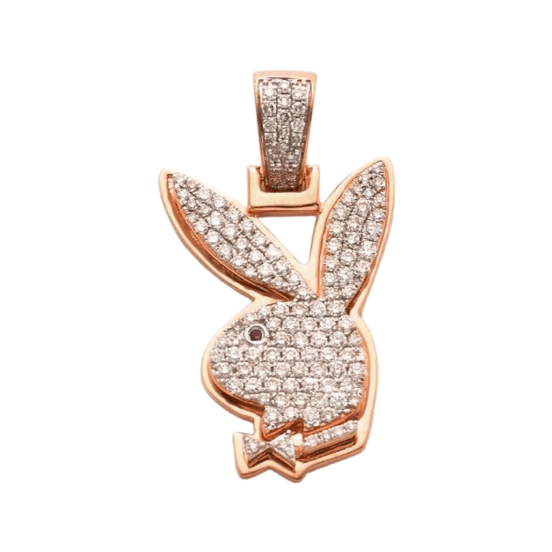 10KR 0.80CTW DIAMOND RABBIT WITH BOWTIE PROFILE - Johnny Dang & Co