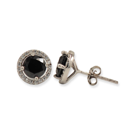 CZ SILVER EARRINGS - Johnny Dang & Co