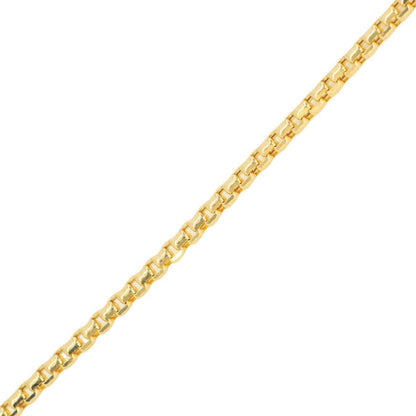10k Yellow Gold 0.70cttw 3D Hamzah Hand Pendant and 1.5mm Venetian Box Chain Bundle 18" 20” 22” 24” - Johnny Dang & Co