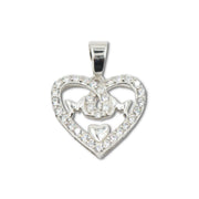 Silver Mom In My Heart Pendant - Johnny Dang & Co