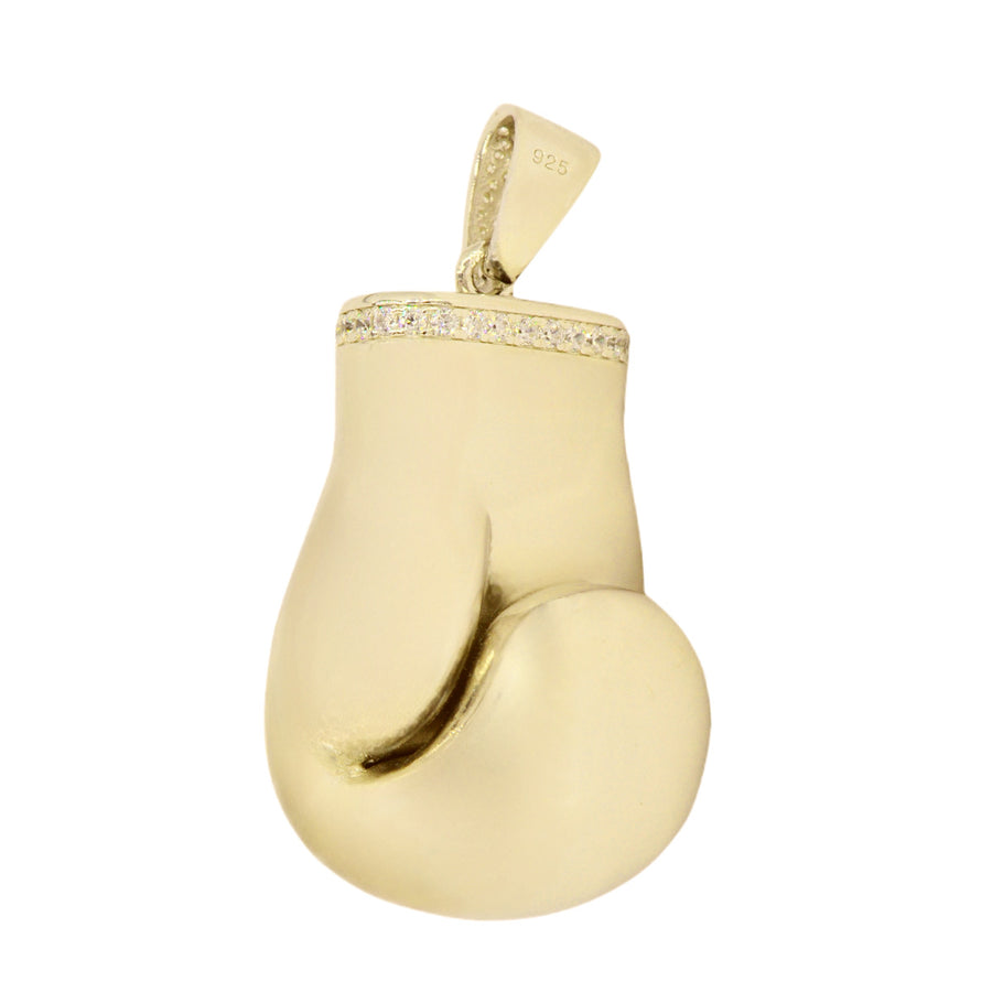 Sterling Silver High Polished Boxing Glove - Hollow