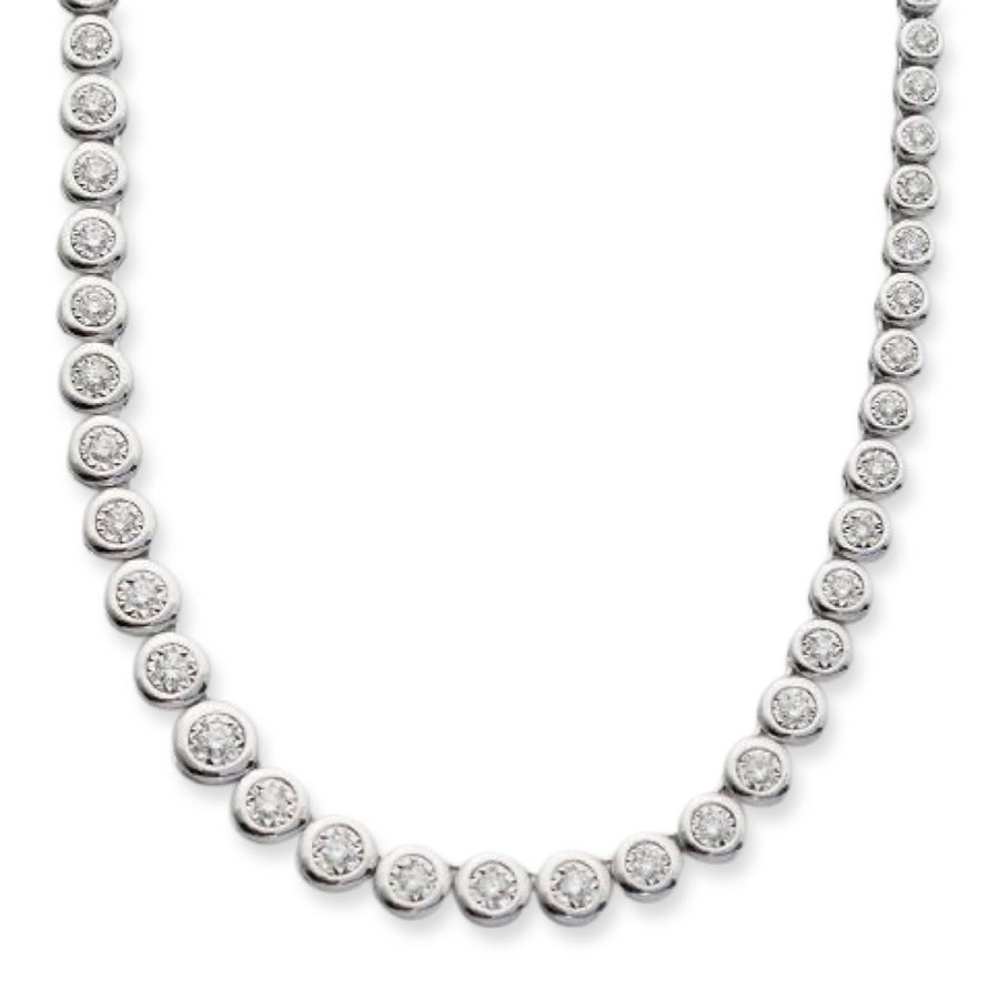 14KW 1.50CT DIAMOND LADIES NECKLACE