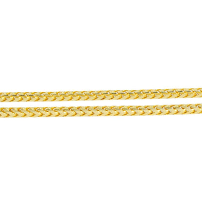 10K Gold 1.8mm Diamond Cut Solid Franco Chain - Johnny Dang & Co
