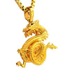 JDTK131181 - Custom Gold Dragon Pendant - Johnny Dang & Co